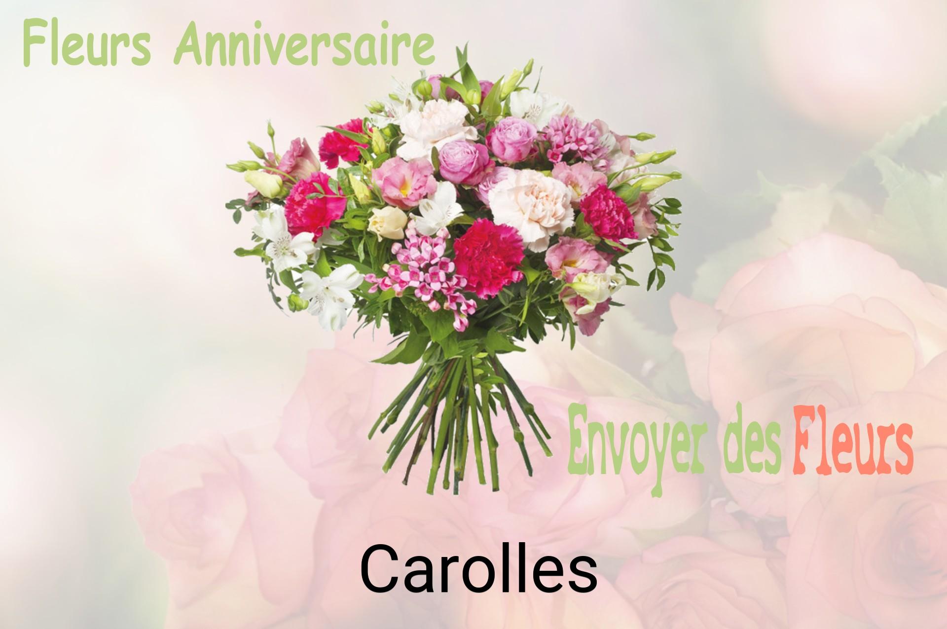 Bouquet de fleurs d’anniversaire livré à Carolles