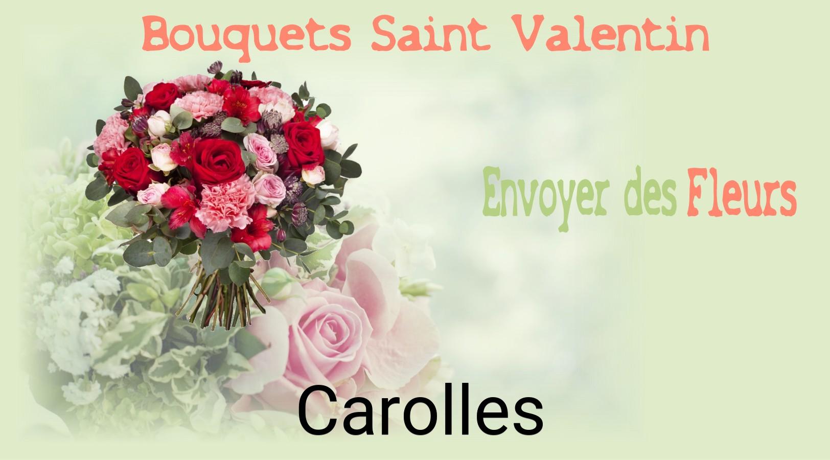 Roses de Saint-Valentin livrées à Carolles